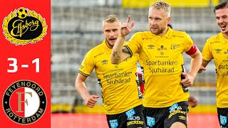 Elfsborg vs Feyenoord 31 Highlights amp Goals  26082021 HD [upl. by Patrich]