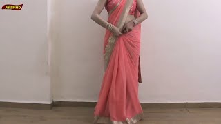 Wear Saree Like This and Look Super Perfect  How To Take Proper Perfect Pleats Sari Draping [upl. by Carmela]