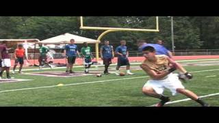 Yuri Protzuk WR Class of 2011 NUC U100 Camp  NORTHEAST 2010 [upl. by Budd]