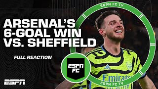 Arsenal are playing the BEST FOOTBALL in the league  Shaka after 60 win vs Sheffield  ESPN FC [upl. by Haduhey]