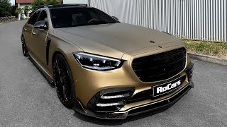 2023 Mercedes S 580 Long Manufaktur in Kalahari Gold Magno by MANSORY [upl. by Hardden]