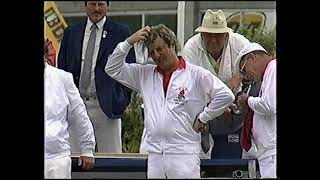 1988 World Bowls Pairs Final  Brassey amp Belliss Vs Bryant amp Allcock [upl. by Ralleigh]