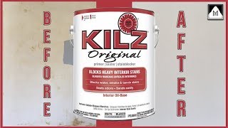 Use Kilz Primer for Best Stain Blocking Results Before Painting [upl. by Gilligan]