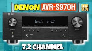 7 Channel Receiver  Denon AVRS970H 8K Ultra HD 72 Channel AV Receiver Review [upl. by Paley]