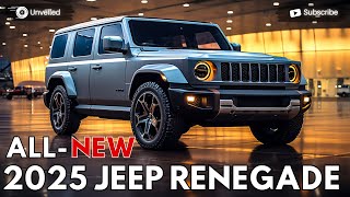 2025 Jeep Renegade Redesign  Get Ready For Action [upl. by Dorry]