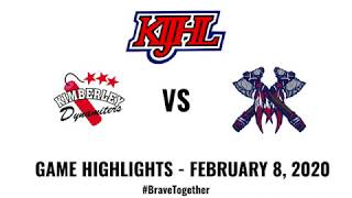 Kimberley Dynamiters vs Spokane Braves 020820 [upl. by Saimon]