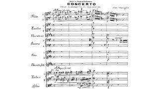 Full Score Jean Françaix  Clarinet Concerto 1968 [upl. by Monique]