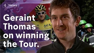 Geraint Thomas on winning Tour de France and Team Skys future [upl. by Ozan270]