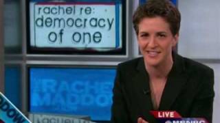 Rachel Maddow Grabs Some Popcorn  23 Jan 2009 [upl. by Novelia]