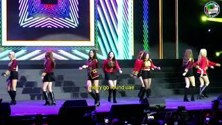 20190104 MOMOLAND 모모랜드 LIVE IN CONCERT in DUBAI Wonderful Love EDM version [upl. by Baalbeer50]