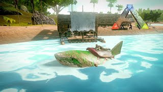 TAMEAMOS UN MEGALODON ARK SURVIVAL EVOLVED Parte 13 [upl. by Obau]