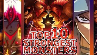 YuGiOh The Ten Strongest Yugioh Monsters Highest Attack [upl. by Chancelor]