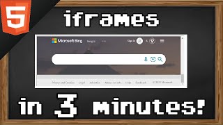 Learn HTML iframes in 3 minutes 🖼️ [upl. by Aikyt209]