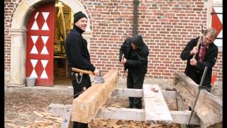 Seminar Historische Holzbearbeitung auf Schloss Raesfeld Restaurator im Handwerk [upl. by Dyane]