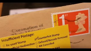 John Collects Stamps  Episode 39  Incoming Mail A counterfeit stamp amp German stamp update [upl. by Gianna]