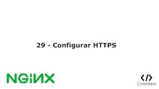 29  Habilitar HTTPS NGINX  Español [upl. by Ycnej]