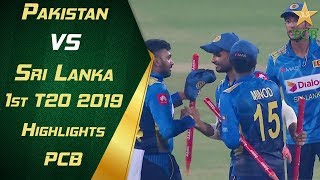 Pakistan vs Sri Lanka 2019  1st T20  Highlights  PCB [upl. by Novoj]