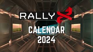 RALLYX CALENDAR 2024 [upl. by Lleret]