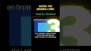 Narda by Kamikazee Missing Lyrics Challenge karaoke cover hd cover kamikazee missinglyrics [upl. by Hendrika549]