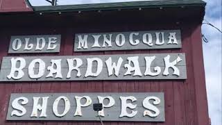 The Iconic Boardwalk Shoppes in Downtown Minocqua [upl. by Terrill29]