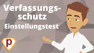 Verfassungsschutz Einstellungstest 2025  Einfach erklärt von Plakos [upl. by Santoro287]