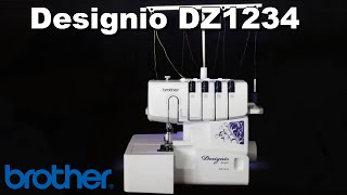 Brother Designio™ Series DZ1234 Serger Overview [upl. by Avilo86]