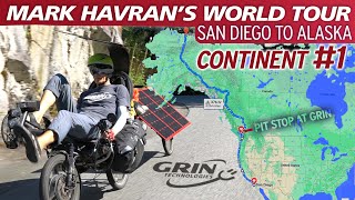 Mark Havran Solar Bike Part 3 a sojourn at Grin en route to Alaska [upl. by Annayd117]