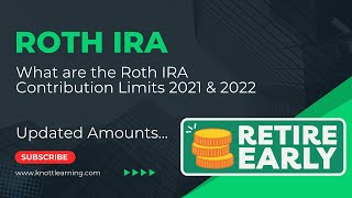 Maximum Roth IRA Contribution Limits for 2021 amp 2022 [upl. by Limann]