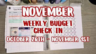 Budget Check In  Save The Change 🐷  Interest 💰  November Week 1  savings budgeting trending [upl. by Seabrooke75]