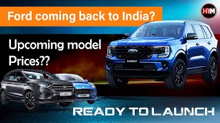 Is Ford coming back to IndiaThink Again DisadvantagesFortuner vs EndeavourUpcoming Cars 2024 [upl. by Atiuqahs652]