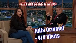 Julia Ormond  Does She Sound English Or American  44 Visits In Chronological Order 4801080 [upl. by Nyrmak]