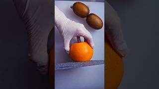 How to slice Orange satisfying shortvideo cuttingasmr asmrsounds [upl. by Karsten104]