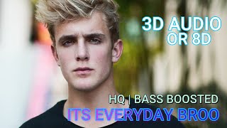 3D Audio Jake PaulIts Everyday Bro Please Use Headphones [upl. by Otanod611]