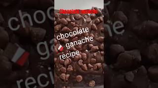 Chocolate ganache recipeHow to make theperfect chocolate ganachechocolateganache recipeytshorts [upl. by Esilrahc]