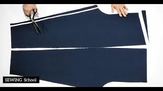 Sew in 10 Minutes 💥 VERY EASY TROUSERS CUT AND SEW [upl. by Ynoyrb]