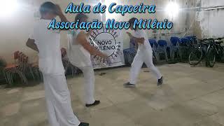 Aula de Capoeira na Associação Novo Milênio [upl. by Aehsa634]