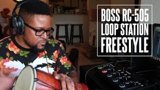 Boss RC505 Loop Station Freestyle  La Guardia Cross [upl. by Nidia]