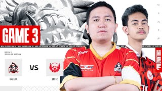 GEEK FAM vs BIGETRON ALPHA  Regular Season Week 3 Day 2  Game 3  MPLIDS14 [upl. by Lemor]