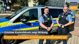 MAINTAL Kontrolldruck zeigt Wirkung Polizei deckt illegalen Aufenthalt und Waffenbesitz auf [upl. by Thorin]