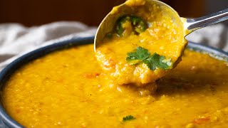 Homestyle Masoor Dal  Instant Pot Red Lentils [upl. by Mauricio504]