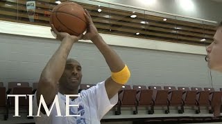 Kobe Bryant Los Angeles Lakers Star Gives A Free Lesson  TIME [upl. by Ecire]