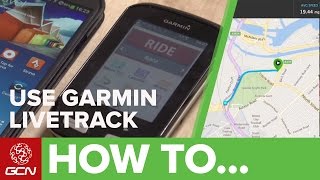 How To Set Up  Use Garmin LiveTrack [upl. by Edlihtam]