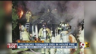 Hillsboro house fire kills 15yearold [upl. by Nomi196]