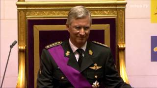 Eedaflegging koning Filip in parlement  21 juli 2013  integraal [upl. by Marden]