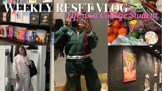 WEEKLY RESET VLOG Life as a College Student Room Decor Target Run Studying and more [upl. by Oliver]