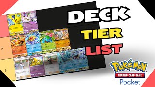 Deck Tier List  Pokemon Pocket TCG [upl. by Towney]