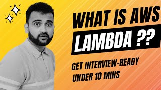 AWS Lambda for Beginners  Get InterviewReady under 10 minutes Live Demo [upl. by Moynahan]