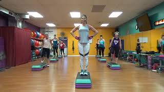 HIGH INTENSITY Step Cardio Class [upl. by Melac]