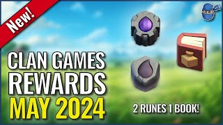 Clan Games Rewards  May 2024  Clash of Clans [upl. by Sykleb]