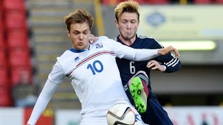 HIGHLIGHTS  Scotland U21s 00 Iceland U21s [upl. by Llenram]